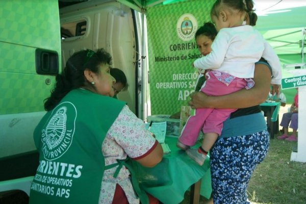 La Provincia realizó un operativo sanitario en el barrio Piragine Niveyro