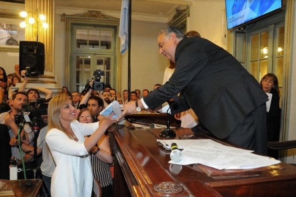 Eugenia Mancini en la Mesa directiva de la Cámara de Diputados