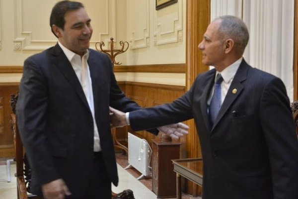 El gobernador Valdés recibió al presidente del Superior Tribunal