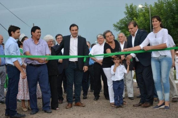 Inauguraron obras en la localidad de El Sombrero