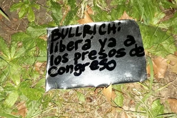 Hallaron otra bomba casera, esta vez con amenazas para Patricia Bullrich y el juez Claudio Bonadio