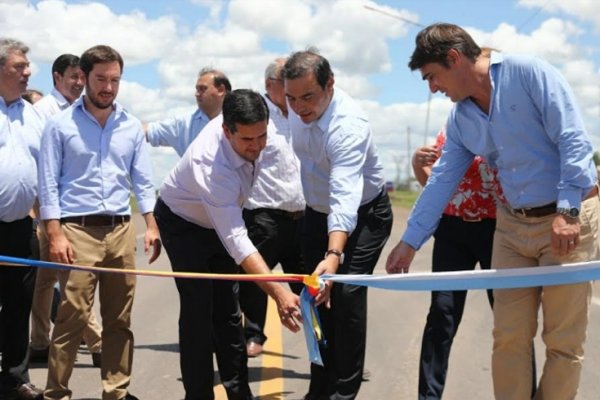 Inauguraron repavimentación sobre la Ruta  119