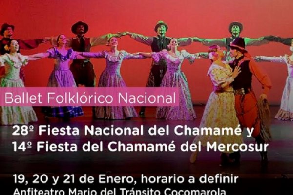 Llega el Ballet Folklórico Nacional  a Experiencia Chamamé