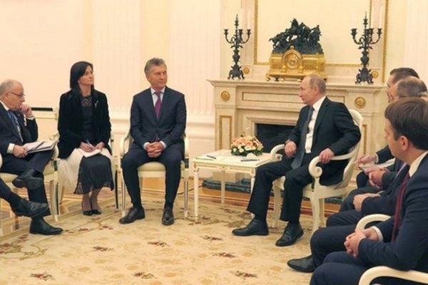 Putin: Con el presidente Macri compartimos muchas posturas sobre la agenda internacional