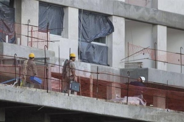 En 2017, la construcción trepó un 12,7%