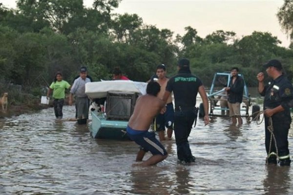 Salta: ya hay más de 7.000 evacuados por la crecida del Pilcomayo