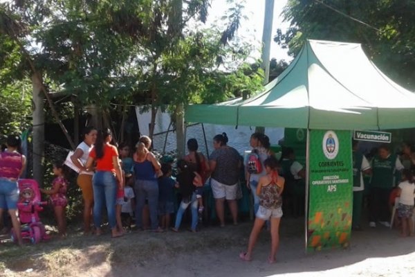 Se realizó un operativo sanitario en el barrio La Chola