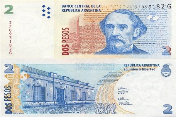 Adelantan la salida de circulación del billete de $2