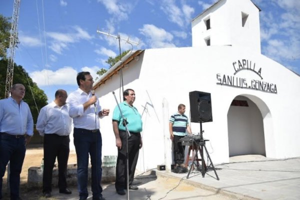 Villa Olivari: Inauguraron las refacciones de una histórica capilla