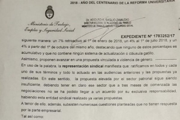 Les ofrecen 15% de aumento anual a los bancarios, que el jueves irán por más