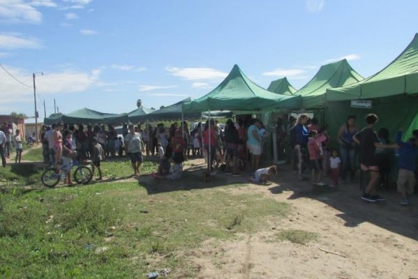 Operativo integral en el barrio La Olla