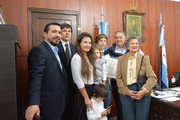 Lautaro Midón recibió distinción honorífica de la Cámara de Diputados