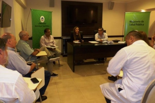 Cardozo se reunió con los médicos de Guardia del Hospital Escuela