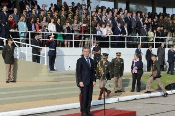 Macri: Necesitamos a las Fuerzas Armadas brindando apoyo logístico a las fuerzas de seguridad