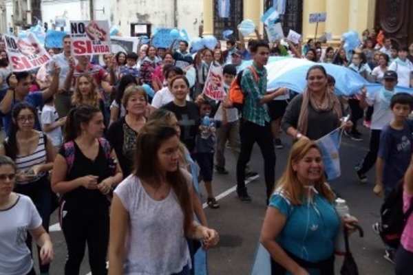 Corrientes tuvo otra marcha en contra del aborto