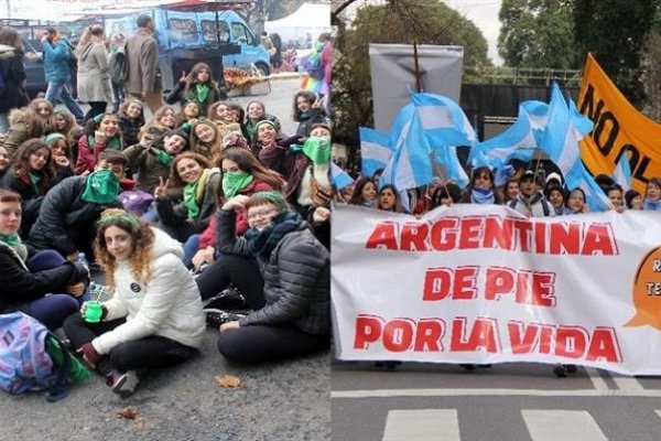 Una multitud dividida aguarda la votación de la despenalización del aborto