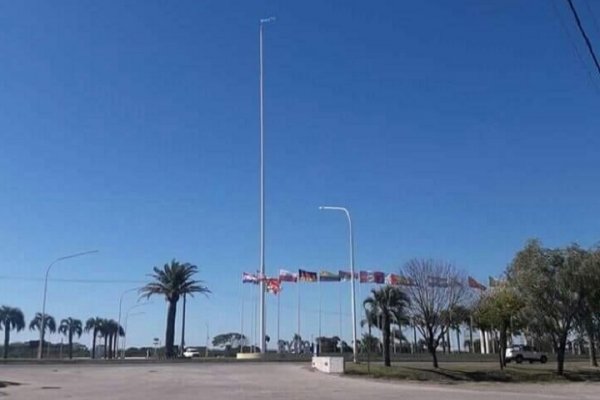 Dónde está la bandera, preguntan en Goya