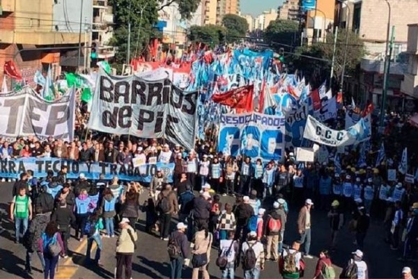 Gremios y movimientos sociales iniciaron una serie de protestas contra el FMI