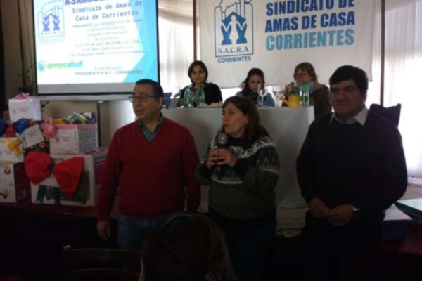 Sindicato de Amas de Casas Corrientes: Incorporan a las jubiladas , pensionadas y trabajadoras de casas particulares