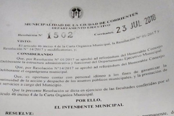 Cambiemos avanza con más flexibilización y precarización laboral en la Municipalidad de Corrientes