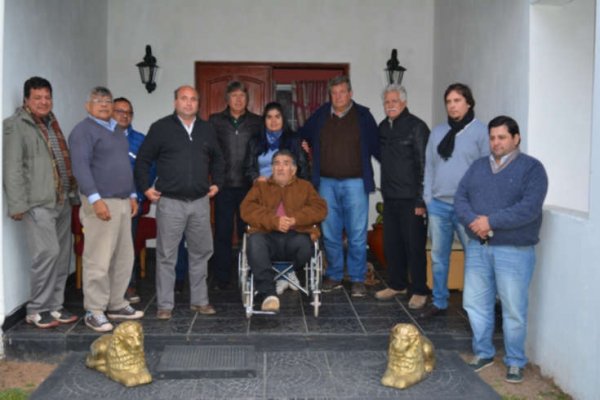 Víctor Cemborain fue recibido con entusiasmo en Ituzaingó, San Miguel y Caá Catí