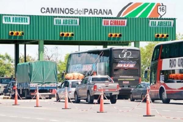 A partir del domingo, sube a 30 pesos el peaje del puente General Belgrano