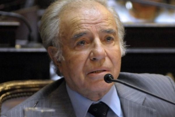 Menem: En todos los gobiernos, salvo el mío, hubo corrupción