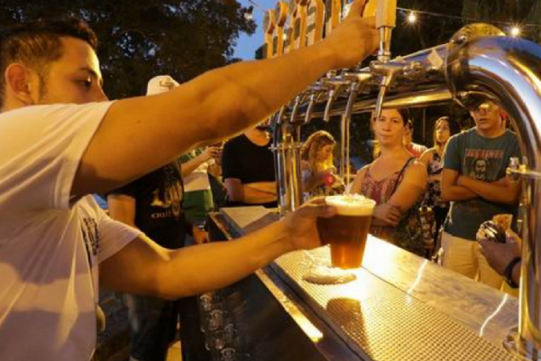 Patio Cervecero: Se pospuso por las condiciones climáticas