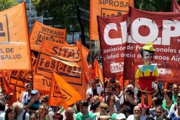 Buenos Aires: 80 hospitales adhieren al paro de la CGT