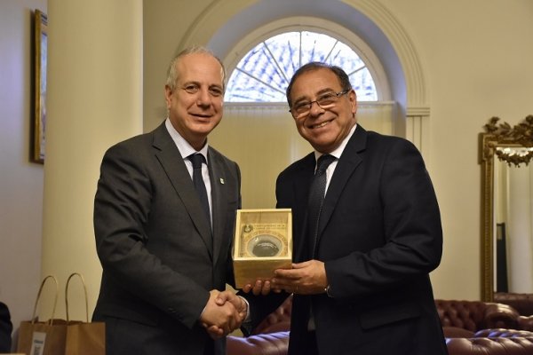 Tassano recibió al cónsul general de Italia en Argentina