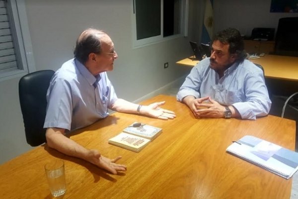 El ex Secretario de Cultos de la Nación visitó a Daniel Caran