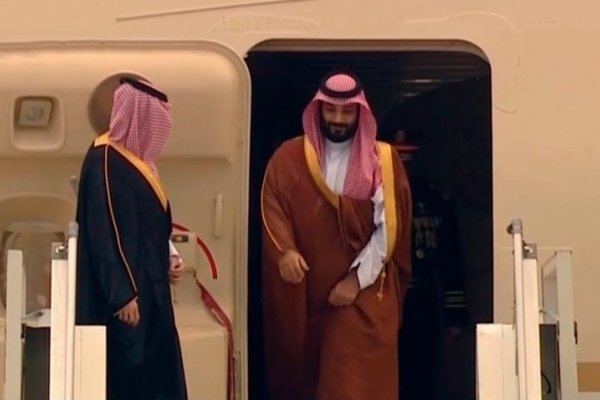 El príncipe de Arabia Saudita llegó a la Argentina para el G20