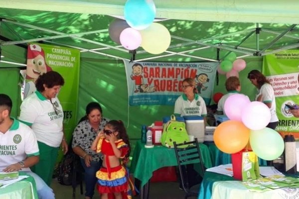 Campaña de Sarampión y Rubeola: 73108 niños correntinos recibieron la dosis