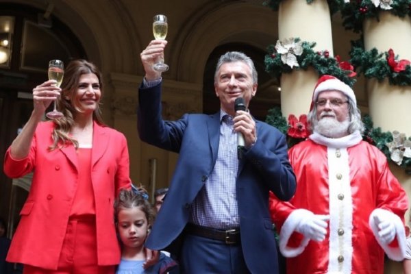 Macri brindó por un 2019 