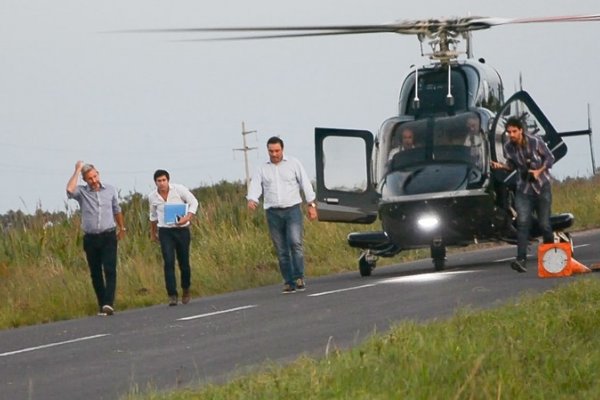 Valdés recorrió con Frigerio zonas inundadas y decretó emergencia agropecuaria