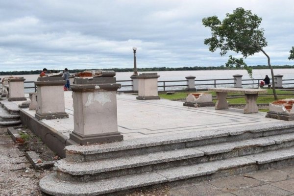 Anunciarán la refacción de la pérgola de la Punta San Sebastián