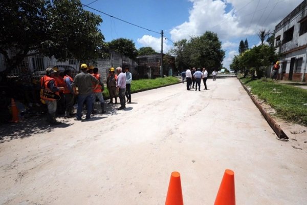 Valdés apoyó a la infraestructura vial de la Capital