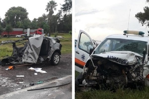 Correntinos que viajaban en la ambulancia se recuperan tras el choque