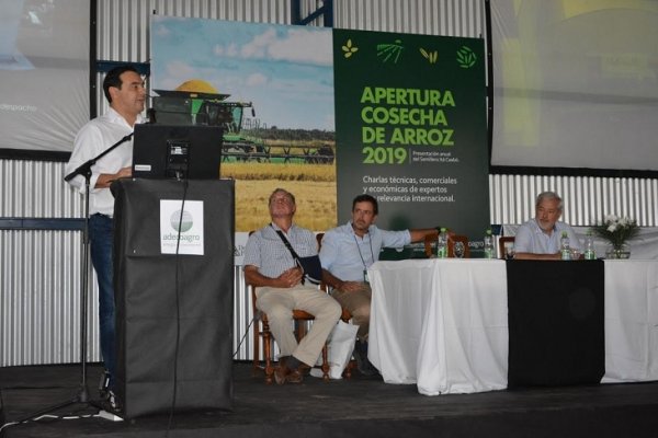 Valdés instó a productores a industrializar la actividad arrocera de Corrientes