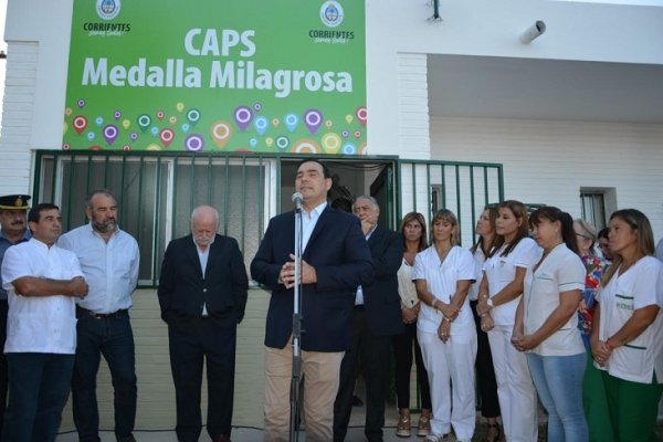 Valdés inauguró refacciones en dos CAPS y anunció nuevo quirófano para el hospital de Goya