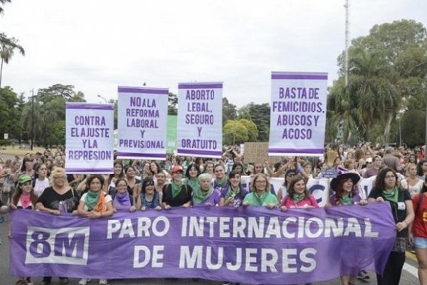 Marchas y manifestaciones en distintos puntos del país por el 8M