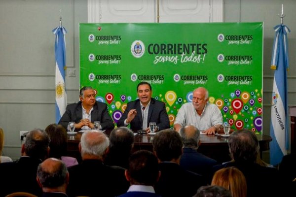 Valdés anunció multimillonaria inversión en obras hídricas y asfalto para Goya