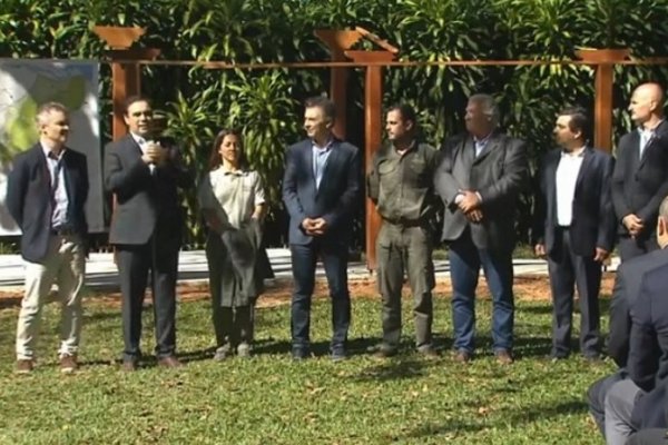 Corrientes: Mauricio Macri visitó el Parque Ecoturístico Iberá