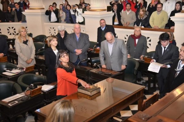 Violeta Vanderlan juró como senadora provincial