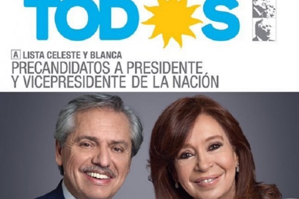 Así es la boleta de Alberto y CFK