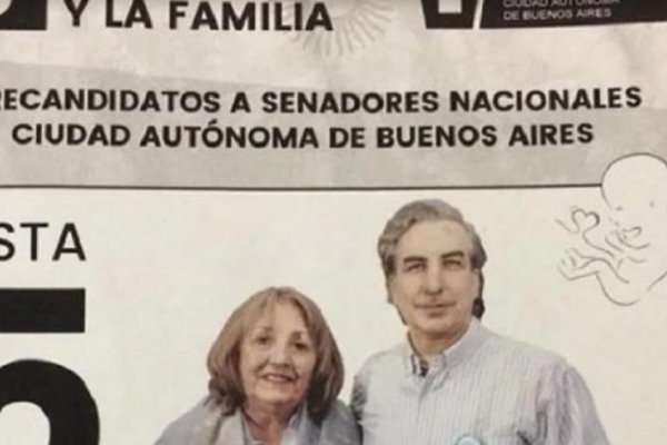 Impugnaron una boleta con la imagen de un feto