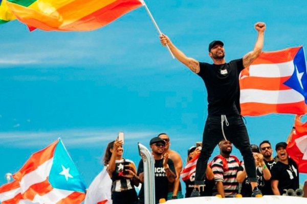 Ricky Martin, líder de las protestas contra el gobernador de Puerto Rico