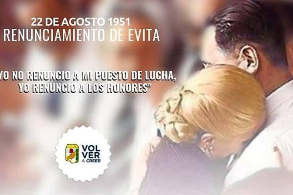 El renunciamiento de Evita