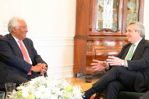 Alberto Fernandéz se reunió con el primer ministro de Portugal, Antonio Costa