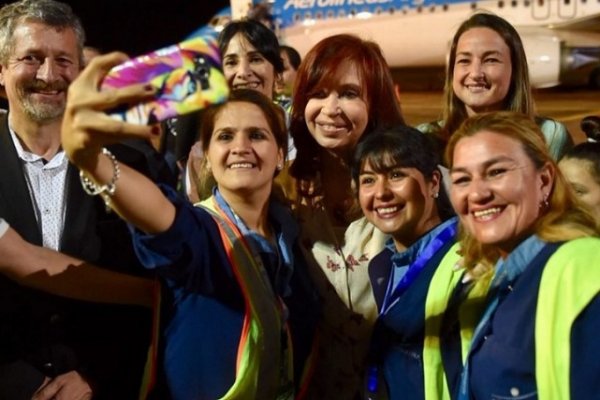 Una multitud recibió a Cristina en Posadas